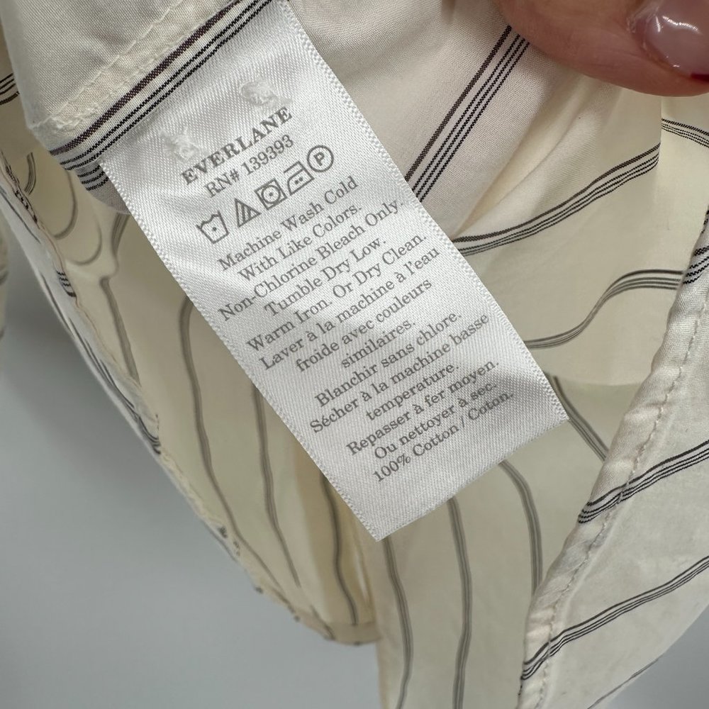 Everlane The Oversized Poplin Button Down Shirt - Picture 10 of 14